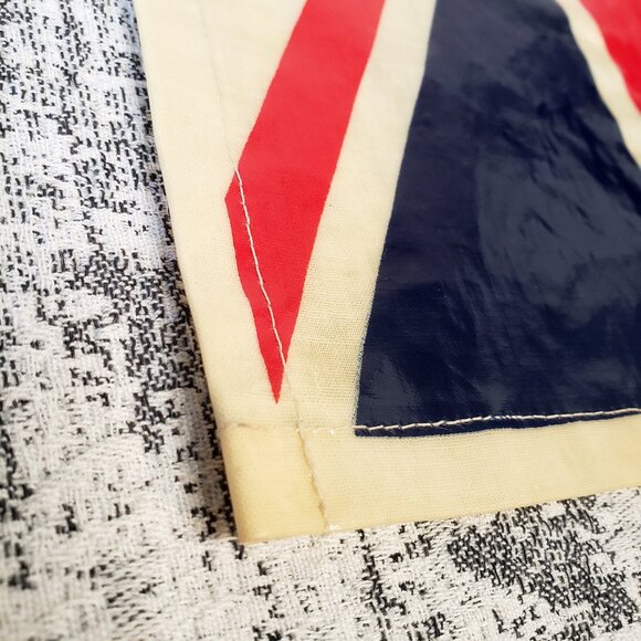 Dodo Original Vintage Made in England Union Jack Flag Cotton PVC Waxed Apron - Picture 6 of 11
